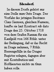 Aus: H. Jürgens, Das Gut Drage 1787-1820